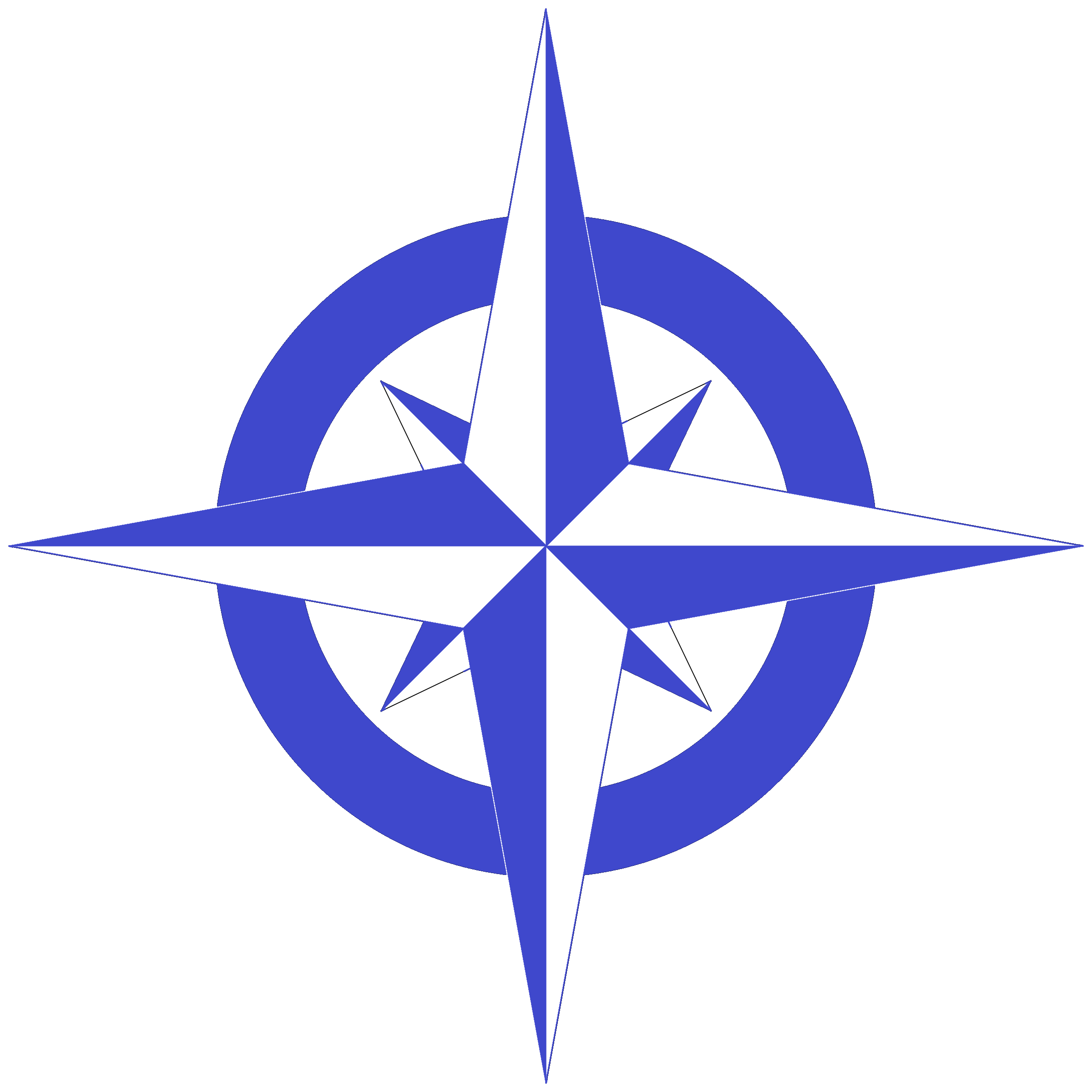 CompassRoseBlue Gadsden Land Surveying